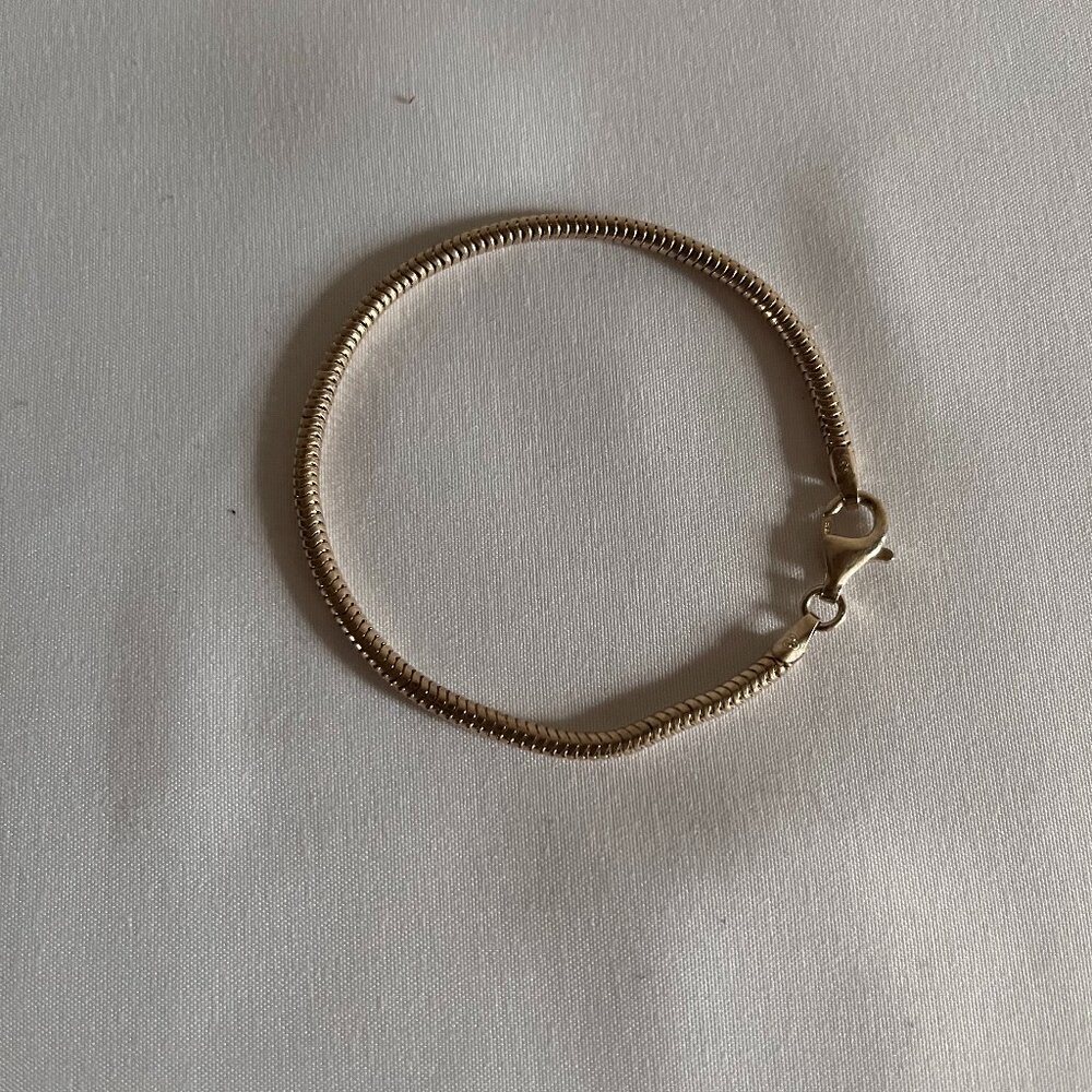 Silver 925 Italy Snake Chain Bracelet